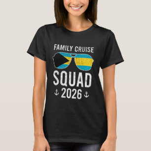 Bahamas Familie Cruise Squad 2026 Vakantie Matchin T-shirt