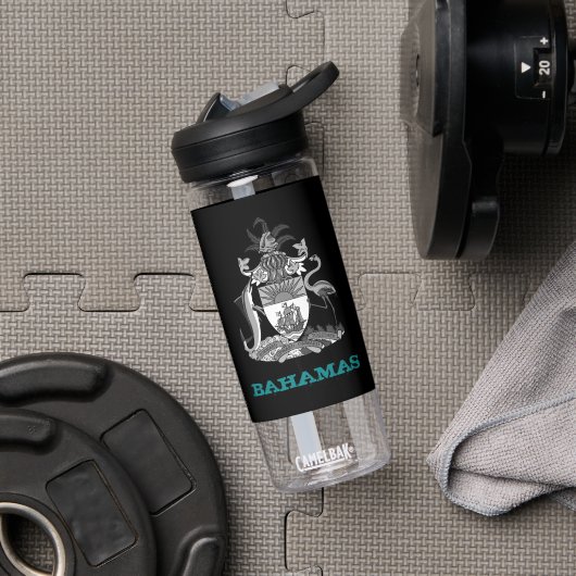 Bahama's Fitness en Bahama's wapen / vlag Waterfles (Gym)