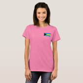 Bahamas Flag and Map Dk T-Shirt (Voorkant volledig)