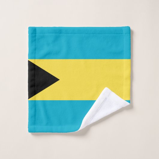 Bahamas Flag Bad Handdoek (Wasdoekje)