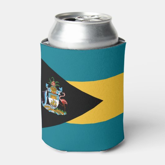 Bahamas Flag Blikjeskoeler (Blikje Voorkant)
