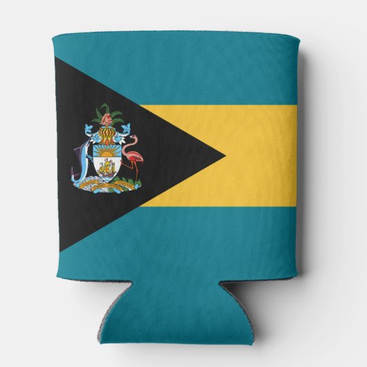 Bahamas Flag Blikjeskoeler (Achterkant)