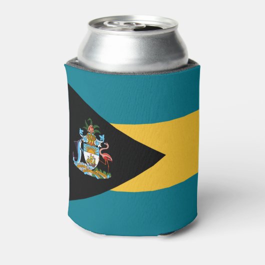 Bahamas Flag Blikjeskoeler (Blikje Achterkant)