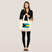 Bahamas Flag Canvas tas (Voorkant (model))