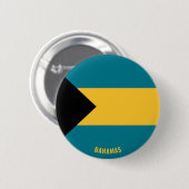 Bahamas Flag Charming Patriotic Ronde Button 5,7 Cm (Voorkant /achterkant)
