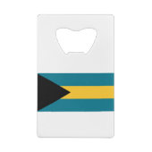 Bahamas Flag Creditkaart Flessenopener (Achterkant)