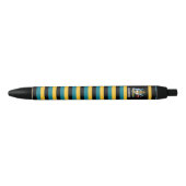 Bahamas Flag Cute Patriotic Zwarte Inkt Pen (Voorkant)