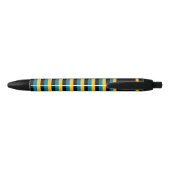 Bahamas Flag Cute Patriotic Zwarte Inkt Pen (Achterkant)