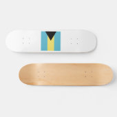 Bahamas Flag Emblem Persoonlijk Skateboard (Horizontaal)
