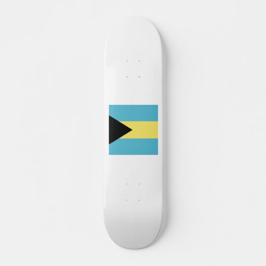 Bahamas Flag Emblem Persoonlijk Skateboard (Voorkant)