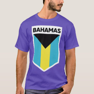 Bahamas Flag Emblem T-shirt