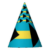 Bahamas Flag Feesthoedjes (Voorkant)
