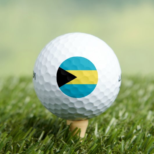 Bahamas Flag Golfballen (Insitu Shirt)