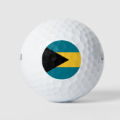Bahamas Flag Golfballen (Voorkant)