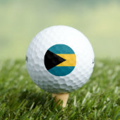 Bahamas Flag Golfballen (Insitu Shirt)