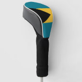 Bahamas Flag Golfheadcover (Schuin)