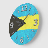 BAHAMAS FLAG GROTE KLOK (Hoek)