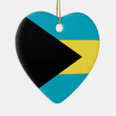 Bahamas Flag Heart Ornament (Rechts)