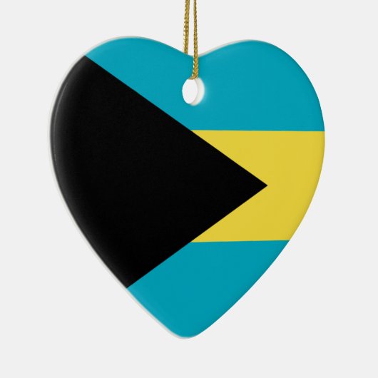 Bahamas Flag Heart Ornament (Rechts)