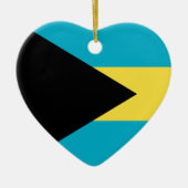 Bahamas Flag Heart Ornament (Voorkant)