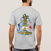 Bahamas Flag Independence Celebration T-shirt (Achterkant)