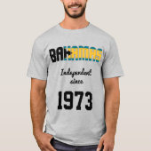 Bahamas Flag Independence Celebration T-shirt (Voorkant)