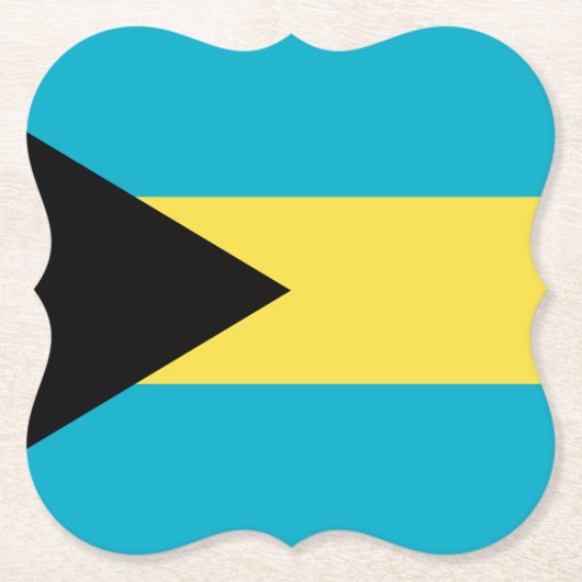 Bahamas Flag Kartonnen Onderzetters (Voorkant)