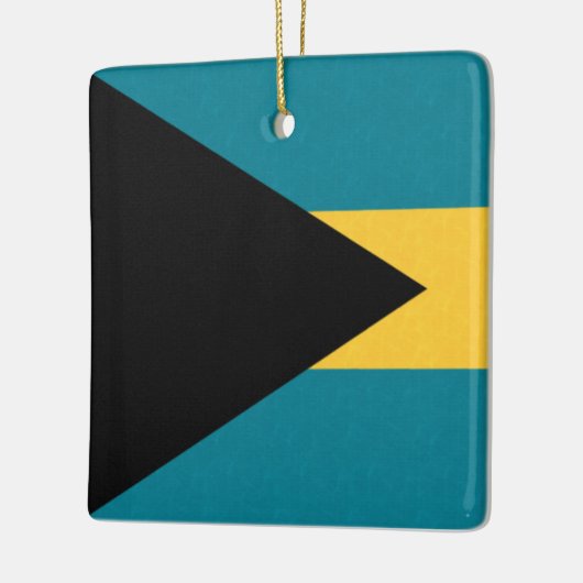 Bahamas Flag Keramisch Ornament (Links)