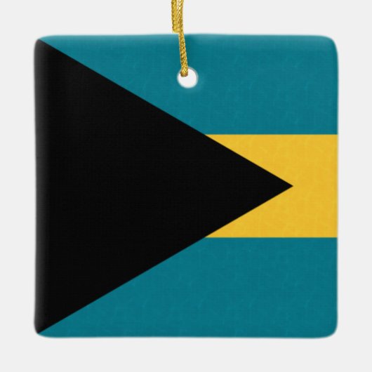 Bahamas Flag Keramisch Ornament (Voorkant)