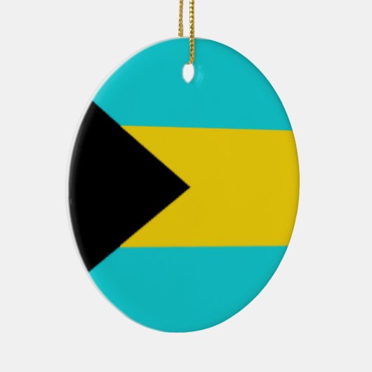 Bahamas Flag Keramisch Ornament (Rechts)