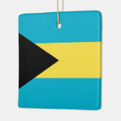 Bahamas Flag Keramisch Ornament (Links)