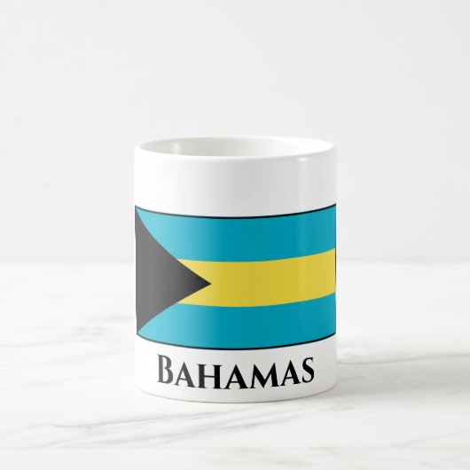 Bahamas Flag Koffiemok (Center)