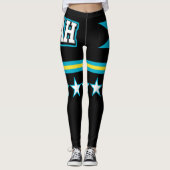Bahamas Flag Leggings (Voorkant)