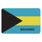 Bahamas Flag Magneet (Horizontaal)