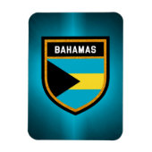Bahamas Flag Magneet (Verticaal)