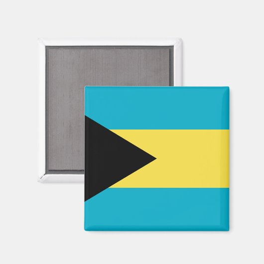 Bahamas Flag Magneet (Voorkant / Achterkant)