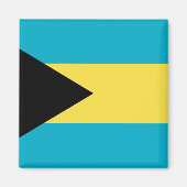 Bahamas Flag Magneet (Voorkant)