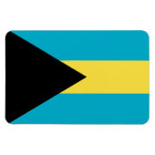 Bahamas Flag Magneet (Horizontaal)