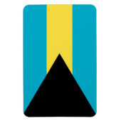 Bahamas Flag Magneet (Verticaal)