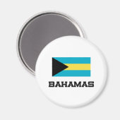 Bahamas Flag Magneet (Voorkant / Achterkant)