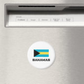 Bahamas Flag Magneet (Insitu (Vaatwasser))