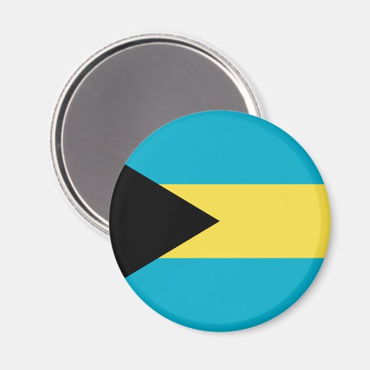 Bahamas Flag Magneet (Voorkant / Achterkant)