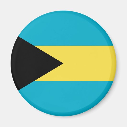 Bahamas Flag Magneet (Voorkant)
