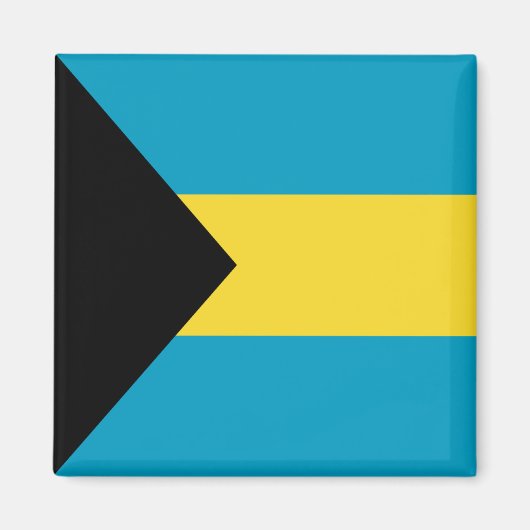 Bahamas Flag Magnet (Voorkant)