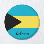 Bahamas flag & North America - reis-/sportfans Magneet