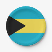 Bahamas Flag Papieren Bordje (Voorkant)