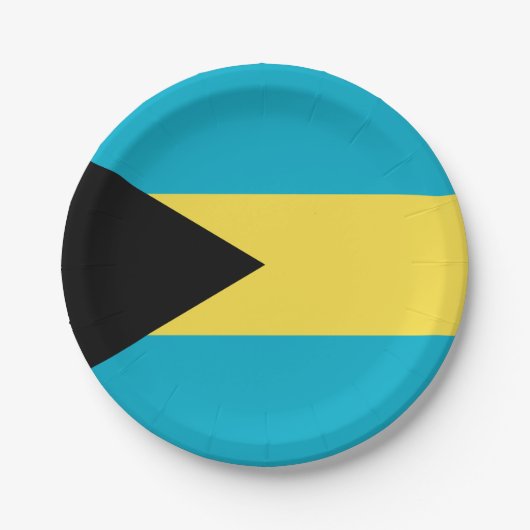 Bahamas Flag Papieren Bordje (Voorkant)