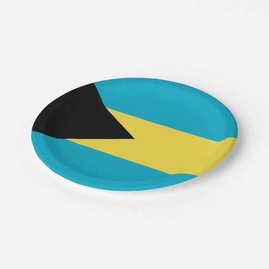 Bahamas Flag Papieren Bordje (Gekanteld)
