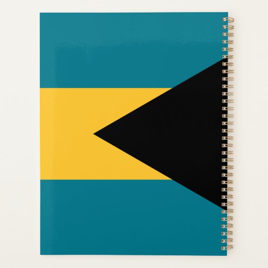 Bahamas Flag Planner (Achterkant)
