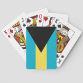 Bahamas Flag Pokerkaarten (Achterkant)